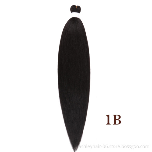 Julianna Wholesale 26 inches 90g yaki braiding pre-stretched hair easy hair braid for black women kanekalon Braid Hair
